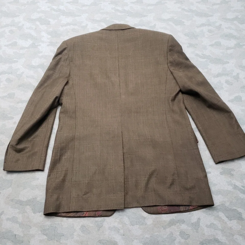 Lauren Ralph Lauren Blazer Mens 42R Brown Two Button Sport Coat Business Office